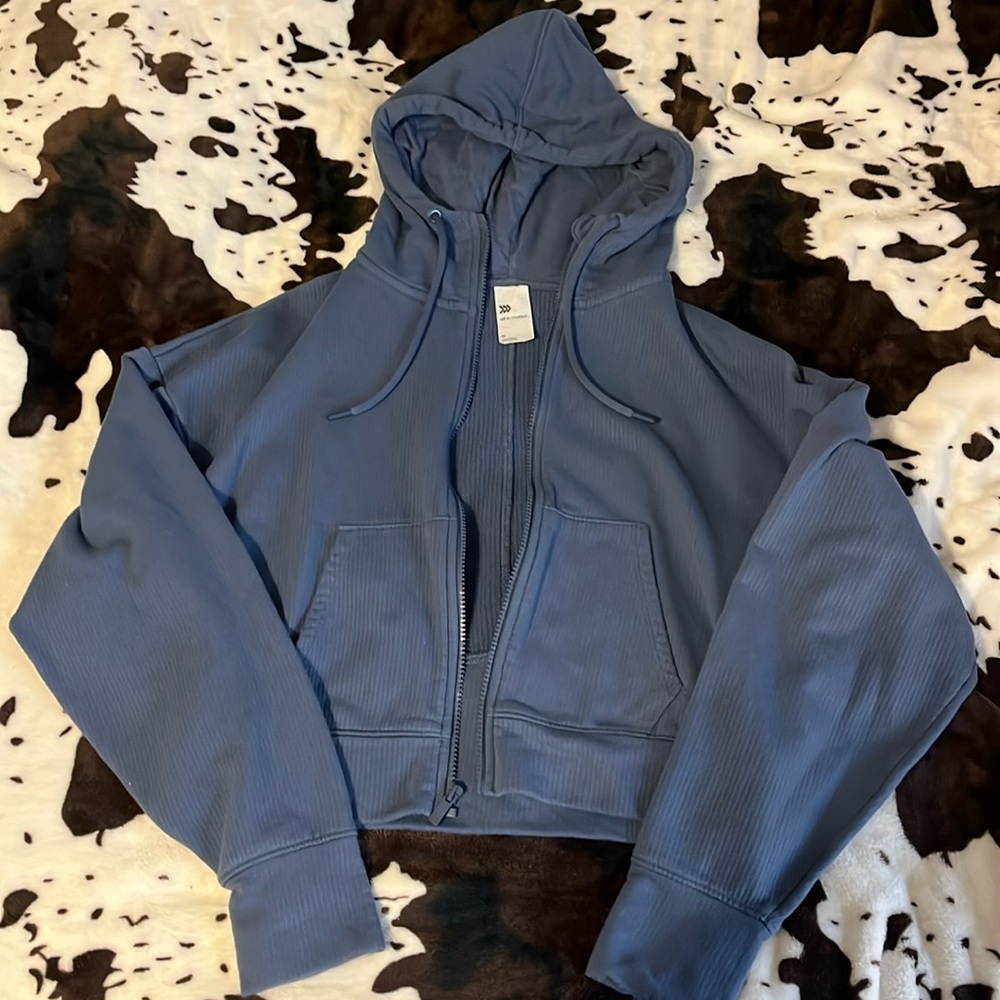 All in motion cropped zip up jacket